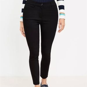 The Sutton Skinny Black Pants - Loft